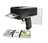 Scratch Cash Money Gun (Nera) con 100 Banconote da 100 Dollari Scratch Cash (soldi per giocare)