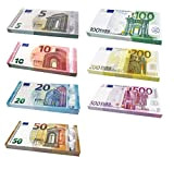 Scratch Lover Bundle Euro Soldi per Giocare (Dimensioni Aumentate al 125% Rispetto a Quelle Reali) 175 Banconote - 7 mazzette ...