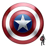 Scudo Capitan America in Metallo, Scudo Di Capitan America Per Adulti in Metallo, Oggetti Di Scena Per Costumi Da Supereroe ...