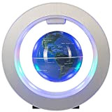 Senders Floating Globe con luci LED C forma magnetico Levitazione fluttuante globo mappa del mondo per decorazione scrivania Scarpette a ...