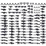 SENG 90 Pezzi Set di Armi Militari, Minifigure Accessori Militari per Soldati Militari Swat Della Polizia, Compatibile con Lego