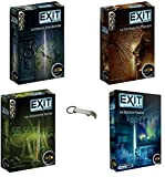 Set di 4 giochi Exit – Il Laboratoire Secret + il Tombeau du Pharaon + la casetta abbandonata + la ...