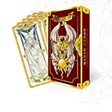 Set di 59 carte di carta Captor Sakura Clow Cards KINOMOTO SAKURA Magic Book Set/Set completo classico regalo/compleanno, regalo ragazza ...
