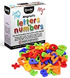 Set di 80 pezzi alfabeto magnetico | ABC Learning Toy | Giocattolo per riconoscere lettere, numeri e colori Lettere minuscole ...