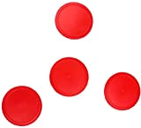 Set di accessori di ricambio per Air Hockey con 4 dischetti rossi Gioco da tavolo per Air Hockey, 3 misure ...