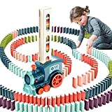 Set di giocattoli Domino Train con 60pcs Blocks Block automatico Domino Laying Train con Sound Kids Electric Stacking Toys Regalo ...