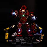Set di Luci per (Marvel Super Heroes Hulkbuster:Ultron Edition) Modello da Costruire - Kit Luce LED Compatibile con Lego 76105 ...