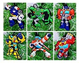 Set di ornamenti Transformers con Optimus Prime, Bumble Bee and Friends