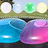 SevenMye Confezione da 4 grandi palline di bolla magiche palline di rimbalzo trasparenti palloncini gonfiabili palla d'acqua da spiaggia palla ...