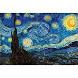 Sfida difficile Puzzle 300/500/1000/1500/2000/3000/5000/5700 pezzi for adulti e bambini, Mondo famoso dipinto di Van Gogh girasole Pesca Port pittura a ...