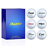 Shanker Golf Balls Hero Edition – Rude Horrible Balls – Divertente scherzo regalo per golfisti (set da 6, novità, qualità ...