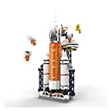 SHENGANG Moc Creative Snoopy Action Figures Space Series Rocket Launch Station Building Bricks Bricks Fai da Te Giocattoli compatibili con ...