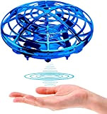 ShinePick Mini UFO Drone, Palla Volante Giocattoli Volanti Controllati a Mano Ricaricabile, RC Quadricottero Induzione a Infrarossi con Luci a ...
