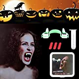 Shinybox Denti da Vampiro, Halloween Luminoso Vampiro Denti, Cosplay di Festa di Halloween Decorazione, Riutilizzabile Denti da Vampiro Retrattili per ...