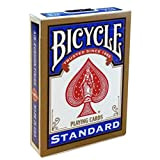 Shop4top Bicycle Rider Back Standard Index - Carte da gioco, colore: Blu