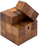 SiamMandalay Snake Cube: Rompicapo in Legno - Puzzle per Adulti - Puzzle 3D Legno - Giochi Strategia - Giochi di ...