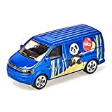 siku 1338, Transporter VW, Metallo/Plastica, Blu, Portellone posteriore apribile, Auto giocattolo per bambini