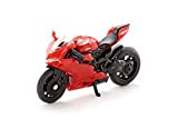 siku 1385, Moto Ducati Panigale 1299, Metallo/Plastica, Rosso, Cavalletto pieghevole