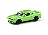 siku 1408, Dodge Challenger SRT Hellcat, Metallo/Plastica, Verde, Portiere apribili, Auto giocattolo per bambini