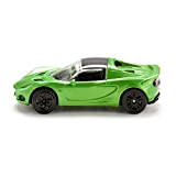 SIKU- Blister 1531 Auto Sportiva Lotus Elise, Metallo/Plastica, Verde, Compatibile con Altri modellini della Stessa Scala di grandezza, Colore