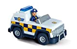Simba 109252508 Sam - Auto della polizia 4 x 4, versione bambino, con statuetta rosa 7 cm, auto della polizia ...