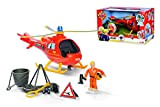 SIMBA - Sam il Pompiere Elicottero Wallaby, 109252510038, + 3 anni, cm 15 con luci e suoni