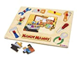 Simba Smoby Handy Manny 2-in-1 Puzzle in Legno