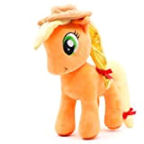 Simpatico cuscino unicorno arcobaleno Bambola di peluche Anime My Little Pony Peluche per bambini Regali di compleanno Applejack 35 cm