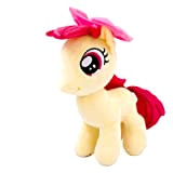 Simpatico cuscino unicorno arcobaleno Bambola di peluche Anime My Little Pony Peluche per bambini Regali di compleanno Apple Bloom 35 ...