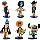 simyron - One Piece Mini Figures Set Rufy Figure Action PVC Figure Collection One Piece Cake Toppers Mini Figure Set ...