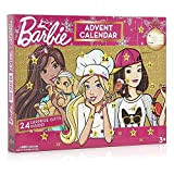 SINCO Barbie Calendario Avvento 2019, Calendario dell'Avvento con Accessori Capelli Braccialetti Gioielli Adesivi, Calendario dell'Avvento per Bambini Natale, Confezione a ...