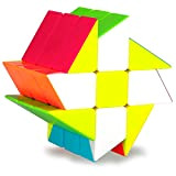 SISYS Cubo Magico Speed Cube, Fenghuolun Magic Puzzle Cube Speedcubing 3D Puzzle Senza Adesivo Giocattoli Educativo per Bambini e Adulti