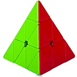 SISYS Piramide Cubo Magico Speed Cube, Pyraminx Magic Puzzle Cube Speedcubing 3D Puzzle Senza Adesivo Giocattoli Educativo per Bambini e ...