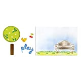 Sizzix - Fustella Framelits di Deena, Confezione da 5 Pezzi, Motivo: Play, Parco