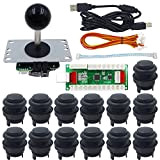 SJ@JX Arcade Game DIY Kit Zero Delay PS USB Encoder Mechanical Keyboard Switch PC PS3 Android Xbox360 Arcade 2Pin Button ...