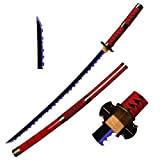 Skyward Blade Spada di Legno Roronoa Zoro Katana, Anime Original Texture Giapponese Samurai Spada, Kitetsu Katana per Collezione Cosplay