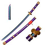 Skyward Blade Spada di Legno Roronoa Zoro Katana, Spada di Samurai Giapponese di Trama Originale Anime, Slash di Piume di ...
