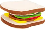 Small Foot 11689 Sandwich in Stoffa, Set di Alimenti Gioco per Bambini, dai 2 Anni in su Toys