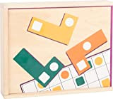 Small Foot 11728 Gioco Legno Tetris, didattico e Puzzle per Imparare Le Forme, promuove Il Toys