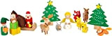 Small Foot 11749 Set da Gioco Bosco di Natale con Animali, in Legno, con Personaggi Natalizi, dai 3 Anni in ...