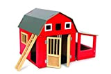 small Foot 8555 Alabama - Barattolo in legno rosso con tetto rimovibile, accessorio per fattoria, dimensioni ca. 32 x 24 ...