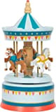 Small Foot Carillon Giostra dei Cavalli, Circo in Legno, Decorazione per la cameretta, con Dolce Ninna Nanna, 12321 Giocattoli, Multicolore