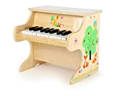 Small Foot- Pianoforte Volpacchiotto, in Legno, Strumento Bambini con Scala Prime esperienze Musicali Applicazioni di Animali, 10724
