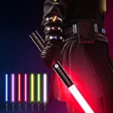 SMAUTOP Spada Laser Bambini, Professional V10 Lightsaber RGB 7 Colori Intercambiabili, Metal Smooth Swing Dueling Spada Laser per Ragazzi e ...