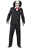 Smiffy, costume da adulti da Saw Jigsaw, per Halloween, misura del torace 96,5-101,6 cm
