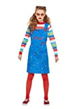 SMIFFYS 82006S, costume da Chucky con licenza ufficiale, per ragazze, blu, S, età 4-6 anni