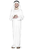 SMIFFYS Costume arabo, Bianco, con veste e copricapo
