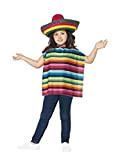 Smiffys Kit istantaneo Messicano, Multicolore, con poncho e sombrero