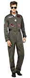 Smiffys Licenza ufficiale Disfraz deluxe de chico de Top Gun, Verde, con mono, placas de identificación y, Modelli/Colori Assortiti, 1 ...