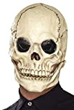 SMIFFYS Maschera da scheletro, Bianco, Schiuma di lattice, copricapo completo, con masce
